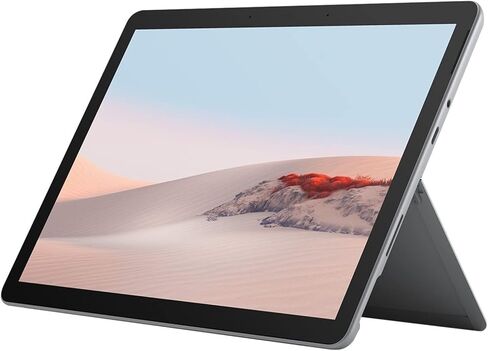 تابلت Microsoft Surface Go 2 مقاس 10.5 بوصة، سعة 256 جيجابايت، واي فاي + 4G LTE، 1.7 جيجا هرتز بالكامل، بلاتيني (متجدد) in Kuwait
