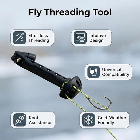 أداة ربط الذبابة المغناطيسية Fly Roost وأداة ربط العقدة، أداة خيط صيد مغناطيسية محمولة، تزوير سريع وسهل وربط عقدة للصيادين in Kuwait