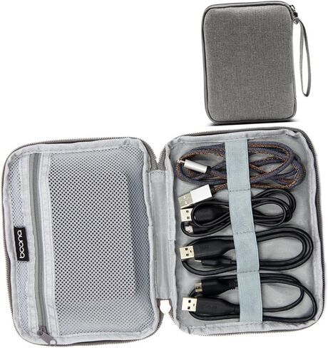 Hard Drive Package Case Organizer Travel Protective Storage Carrying Case for External Grey in Kuwait