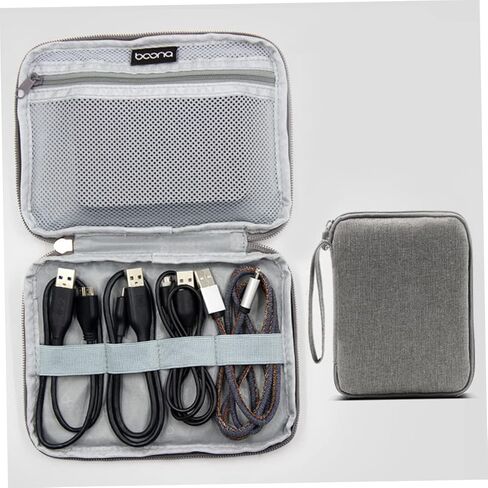 Hard Drive Package Case Organizer Travel Protective Storage Carrying Case for External Grey in Kuwait