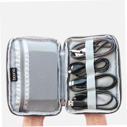 Hard Drive Package Case Organizer Travel Protective Storage Carrying Case for External Grey in Kuwait