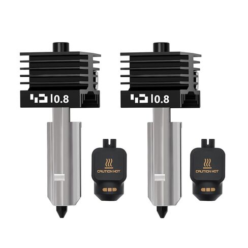 قطعتان 0.4 مم P2S Hotend، مجموعة استبدال رأس الطباعة ذات الرأس الساخن بفوهة فولاذية صلبة قابلة للتبديل السريع مع قطعتين إضافيتين فوهات 0.4 مم وجوارب سيليكون لطابعة Bambu Lab P2S/H2D/H2C/H2S ثلاثية الأبعاد in Saudi Arabia