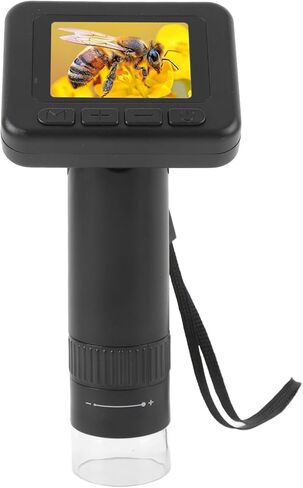 مجهر رقمي محمول، مجهر محمول 1000X مع شاشة LCD 2 بوصة، 8 مصابيح LED، فيديو 1080 بكسل، صورة 32 متر، عرض الكمبيوتر الشخصي لـ 7 وما فوق، لنظام التشغيل OS X 12.0 وما فوق in Kuwait