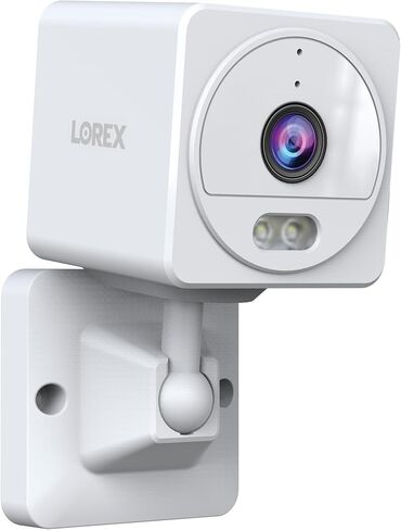 Lorex Connect 2K Indoor Wi-Fi Camera | New APP | Color Night Vision | Person & Face Recognition | Versatile Mounting | 2-Way Talk | 24/7 Recording | Privacy Mode | Local SD or Cloud Storage Option in Kuwait