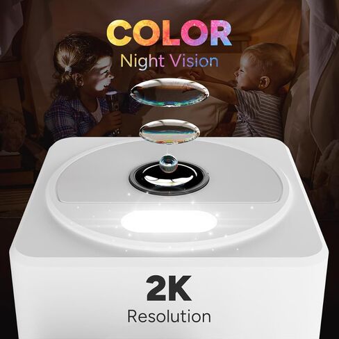 Lorex Connect 2K Indoor Wi-Fi Camera | New APP | Color Night Vision | Person & Face Recognition | Versatile Mounting | 2-Way Talk | 24/7 Recording | Privacy Mode | Local SD or Cloud Storage Option in Kuwait