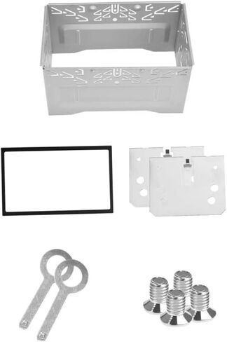 Car Stereo Mounting Frame Double DIN Metal 2DIN Installation Dash Kit for Car DVD Player Radio in Kuwait