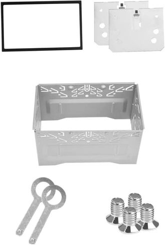 Car Stereo Mounting Frame Double DIN Metal 2DIN Installation Dash Kit for Car DVD Player Radio in Kuwait