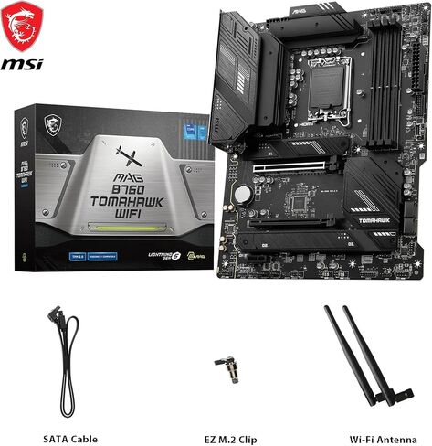 اللوحة الأم MSI MAG B760 Tomahawk WiFi LGA 1700 ATX in Kuwait