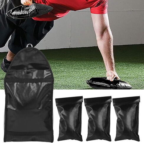 LIZEALUCKY Sports Sandbag Weight Loading Belt Fitness Running Training Exercise Equipment Black PVC Flannelette in Kuwait