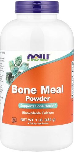NOW Foods, Bone Meal Powder, 1 lb. (454 g) in Saudi Arabia