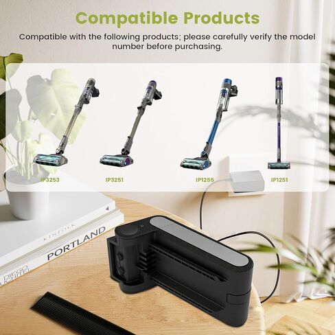 شاحن Lnauy 26.3V متوافق مع Shark Power Detect Vacuum IP3253 IP3251 IP1255 IP1251، محول طاقة فراغ قابل لإعادة الشحن XCHRIP1000، بطارية XBATR640US سلك إمداد الطاقة in Kuwait