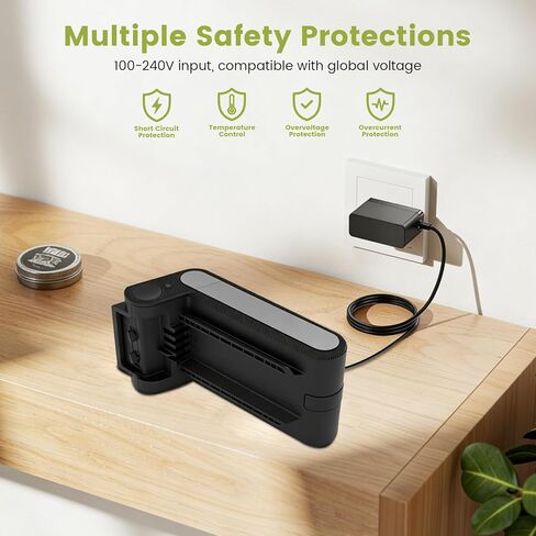 شاحن Lnauy 26.3V متوافق مع Shark Power Detect Vacuum IP3253 IP3251 IP1255 IP1251، محول طاقة فراغ قابل لإعادة الشحن XCHRIP1000، بطارية XBATR640US سلك إمداد الطاقة in Kuwait
