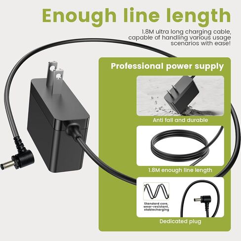 شاحن Lnauy 26.3V متوافق مع Shark Power Detect Vacuum IP3253 IP3251 IP1255 IP1251، محول طاقة فراغ قابل لإعادة الشحن XCHRIP1000، بطارية XBATR640US سلك إمداد الطاقة in Kuwait