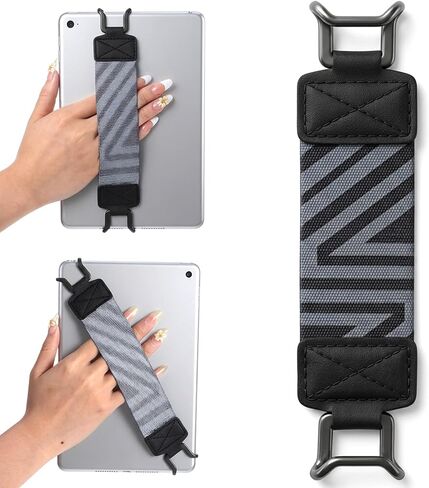 Security HandStrap for 9-11 Inch Tablet, eReaders & Fire Tablet Hand Strap, High-Elasticity Lightweight Finger Grip Holder for Tablets Comfortable Use in Kuwait