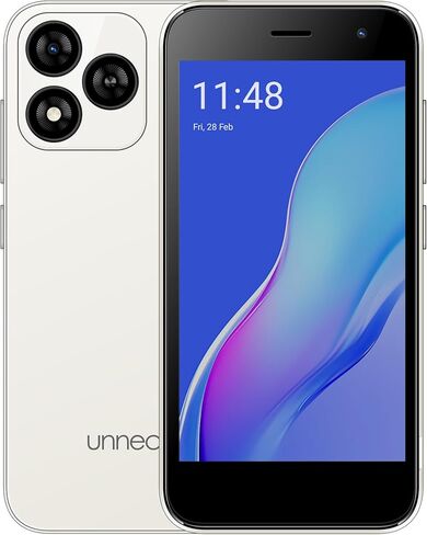 Bolt One | Dual SIM | Unlocked Smartphone | Android 14 (Go Edition) | 2 Day Battery | 5.0" FWVGA Display | 2GB RAM | 32GB Storage | 5MP Camera | Lunar White in Kuwait