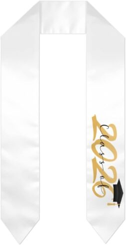 Class of 2026 Graduation Stole Senior Sash for High School and College Graduates, Ceremony Photo Props in Kuwait