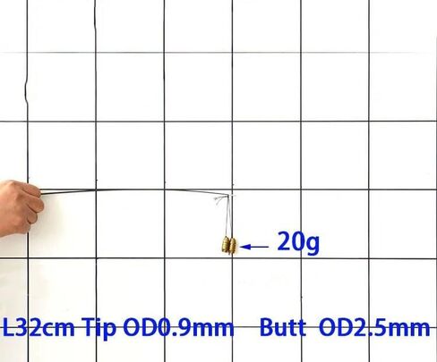2pcs 32cm Solid Carbon Rod Tip Blank no Paint Rod Building Components Fishing Pole Repair DIY Accessory in Kuwait