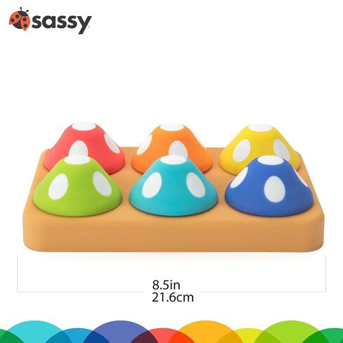 Sassy Mischievous Matching Mushrooms | Sorting Board | 12+ Months in Saudi Arabia