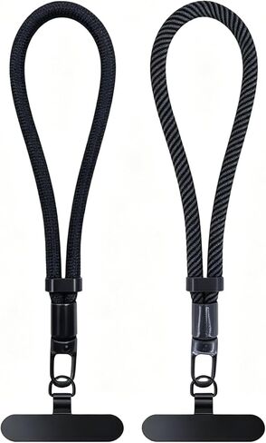 2 Pack Phone Wrist Strap Lanyards, Adjustable Nylon Cell Phone Lanyard with Detachable Tether Tab in Kuwait