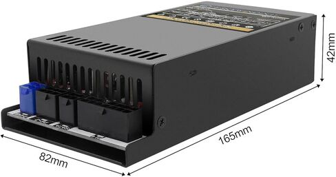 Flex ATX Power Supply 600W Mini ITX Small 1U Fully Modular PSU Active PFC 100-240V with 20+4Pin Mainboard Power 2xSATA Ports, 1xIDE Fan Power for Rack Mount Case Desktop PC Server POS AIO System in Kuwait