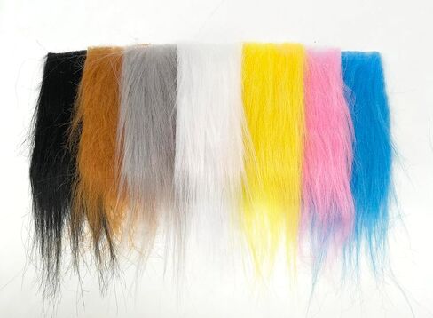 wifreo 14PCS Craft Fur 7 Colors Fly Tying Materials for Streamer Fly. in Kuwait