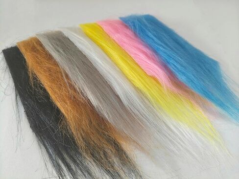 wifreo 14PCS Craft Fur 7 Colors Fly Tying Materials for Streamer Fly. in Kuwait