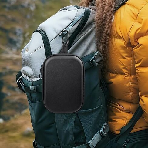 SOULWIT Headphone Carry Case for Bose QuietComfort QC35/QC35II/QC45/QC Ultra/QC Ultra(2nd Gen)/QC25/QC SE/Quiet Comfort, Hard EVA Replacement Case, Travel Storage Bag with Carabiner - Black in Kuwait
