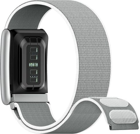 Nylon Bands Compatible with WHOOP 5.0/MG SportFlex - ECG Strap, Adjustable Soft Comfortable Breathable Replacement Stretchy Wristband for Whoop 5.0 Sleep, Accessory for Health & Fitness Wearable in Kuwait