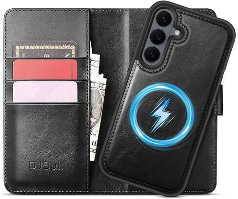DJBull 2-in-1 Detachable Wallet Case for Samsung Galaxy S26 Plus RFID Blocking Flip Folio with Card Holder | PU Leather Shockproof Protective Cover Women Men for Samsung S26Plus Phone Case Light Brown in Kuwait