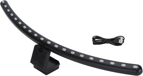 شريط ضوء شاشة الكمبيوتر من RiToEasysports، منحني للعناية بالعين، USB قابل للتعتيم مزود بمؤقت، ضوء للقراءة للعاملين في المكاتب، والدراسة المنزلية والاستخدام الليلي in Kuwait