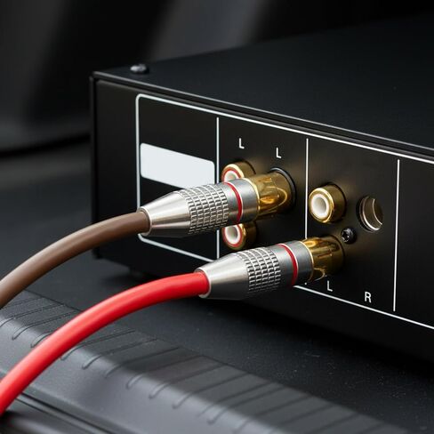 20 Pack RCA Plug Solderless, RCA Male Plug Gold Audio Video Adapter Cable Connector RCA Jacks Solder Connector for Speaker Wire in Kuwait