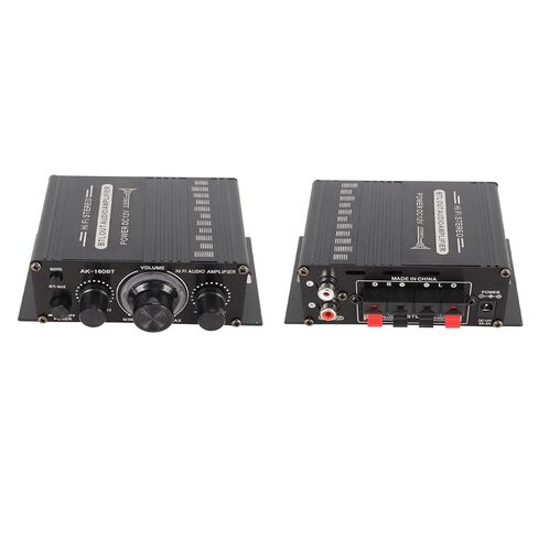 Karaoke Home Audio Amplifier 500W, 6 Channel Stereo Receiver with BT, USB, SD, FM, 2 MIC in Echo and Headphone Jack, for Karaoke, Home Theater in Kuwait