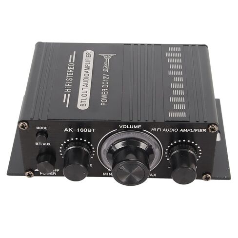 Karaoke Home Audio Amplifier 500W, 6 Channel Stereo Receiver with BT, USB, SD, FM, 2 MIC in Echo and Headphone Jack, for Karaoke, Home Theater in Kuwait