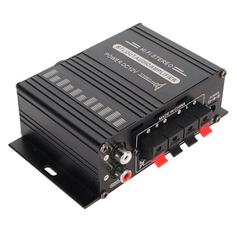 Karaoke Home Audio Amplifier 500W, 6 Channel Stereo Receiver with BT, USB, SD, FM, 2 MIC in Echo and Headphone Jack, for Karaoke, Home Theater in Kuwait