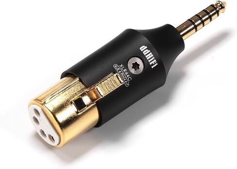 ddHiFi XLR44C Balanced XLR 4Pin to 4.4mm Adapter, Adapt Traditional XLR 4Pin Earphones Cables to 4.4mm Terminated Devices for Earphones in Kuwait