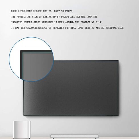 واقي شاشة LCD من AIZYR، واقي شاشة تلفزيون باللون الأزرق - حماية للعين، واقي شاشة يحجب الضوء الأزرق، يخفف من إجهاد عين الكمبيوتر، 52 بوصة [1161661 مم] in Kuwait
