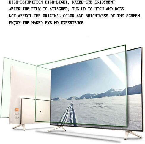 واقي شاشة LCD من AIZYR، واقي شاشة تلفزيون باللون الأزرق - حماية للعين، واقي شاشة يحجب الضوء الأزرق، يخفف من إجهاد عين الكمبيوتر، 52 بوصة [1161661 مم] in Kuwait