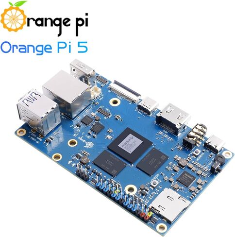 Orange Pi 5 8G Rockchip RK3588S 8 Core 64 Bit Single Board Computer, 2.4GHz Frequency Open Source Development Board Mini PC Desktop Run Orange Pi OS, Android12, Debian11 in Kuwait