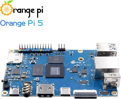 Orange Pi 5 8G Rockchip RK3588S 8 Core 64 Bit Single Board Computer, 2.4GHz Frequency Open Source Development Board Mini PC Desktop Run Orange Pi OS, Android12, Debian11 in Kuwait