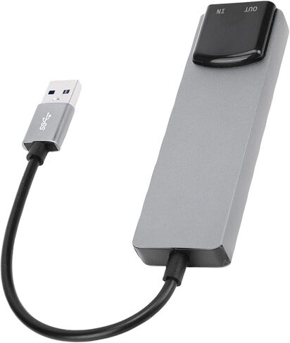 بطاقة الصوت المحيطي Pomya 7.1 USB، بطاقة صوت USB خارجية مع مخرج صوت رقمي SPDIF، غلاف من سبائك الألومنيوم، مقابس 3.5 مم لموسيقى ألعاب الكمبيوتر المحمول in Kuwait