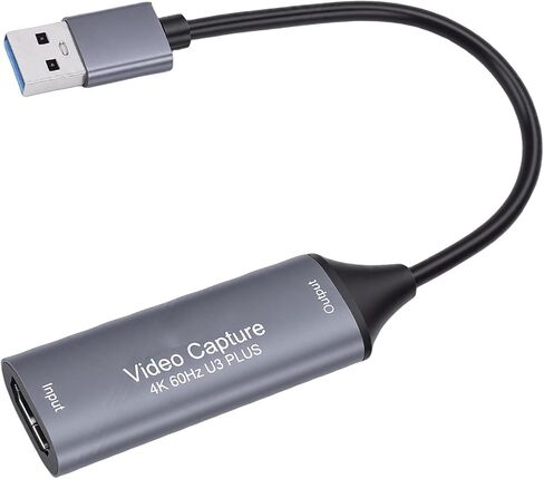 Yunseity 4K 60Hz Video Card, HD Multimedia USB 3.0 for PC Streaming Game Recording with Ultra Low Latency, No Driver Needed in Kuwait