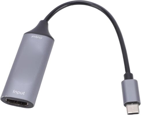 بطاقة فيديو Zopsc 4K، بطاقة فيديو صوتية محمولة من النوع C للتسجيل، البث المباشر مع التوافق مع برامج مختلفة، نطاق نقل يصل إلى 15 مترًا in Kuwait