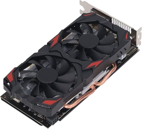 RX 580 8GB GDDR5 256BIT Gaming Graphics Card, Dual Fan Cooling 1284MHz Core HDMI DVI 3xDisplayPort PCIe 3.0 for Desktop PC Linux (580 8G D5) in Kuwait