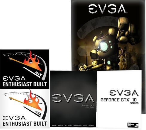 EVGA GeForce GTX 1070 Ti FTW2 GAMING، 8 جيجابايت GDDR5، تقنية iCX - 9 أجهزة استشعار حرارية وRGB LED G/P/M، مروحة غير متزامنة، بطاقة رسومات تدفق الهواء المحسنة 08G-P4-6775-KR (متجددة) in Kuwait