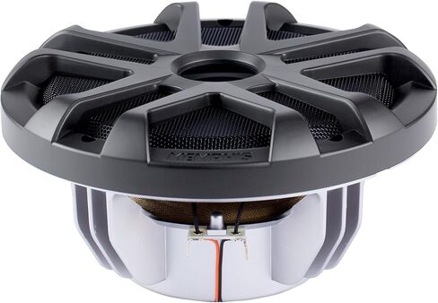 سماعات Memphis البحرية المحورية LED مقاس 8 بوصات - زوجان (4 وحدات) - حزمة مجمعة من OEM MXA80L مع شبكات رمادية معدنية in Kuwait