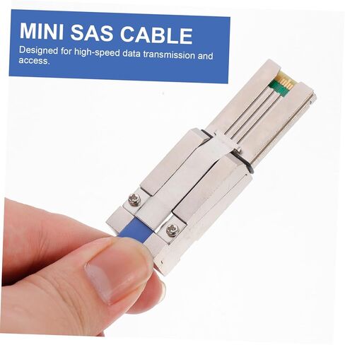 Gatuida Mini SAS Sff to Sff Cable for Server Controller Fast Stable Data Transmission Cord with Release Rings Compact Lightweight Design for Hard Drive Storage Systems in Kuwait