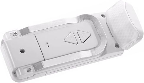 مصباح قراءة بمشبك USB قابل لإعادة الشحن لمحبي كتب السرير، مصباح LED للعناية بالعين مع تعتيم ثلاثي الألوان قابل للتعديل، مصباح قراءة مرن محمول بجانب السرير باللون الأبيض in Kuwait