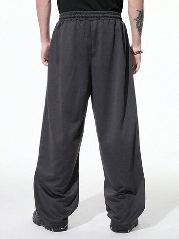 Mens Sweatpants with Pockets & Drawstring - Wide Leg Lounge Sweat Pants for Running Track Yoga Joggers in Saudi Arabia