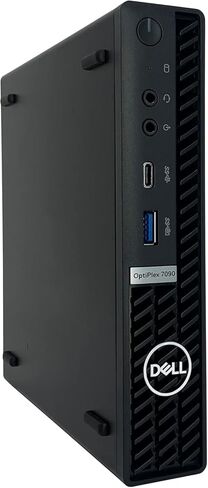 كمبيوتر مكتبي Dell OptiPlex 7090 MFF Micro Form Factor - الجيل العاشر Intel Core i7-10700T حتى 4.50 جيجاهرتز، وحدة المعالجة المركزية 32 جيجابايت، 1 تيرابايت PCIe SSD، Wi-Fi 6، Bluetooth 5.1، Win 11 Pro (متجدد) in Kuwait