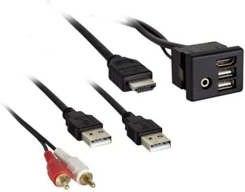 Axxess Integrate by Metra USB AUX HDMI Replacement Panel for GM 2014-2017, Black in Kuwait